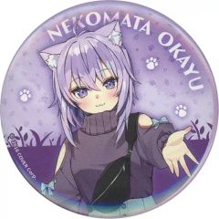 [Used] Badge/Pin: Nekomata Okayu "Virtual YouTuber Hololive x Tobu Zoo Trading Can Badge (Full-body Illustration Ver.)"