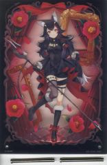 [Used] Acrylic Stand- Acrylic Panel: Ookami Mio Acrylic Visual Board "Ichiban Kuji Hololive ~Villain Style~" Ookami Mio Acrylic Board Prize