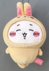 [Used] Plush Mascot/Plush Badge: Chiikawa (Rabbit) Friends Mascot from "Chiikawa Market Chiikawa Lottery: Chiikawa Something Small and Cute, All About Chiikawa Lottery" Prize D