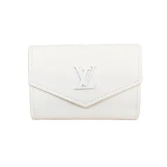 LOUIS VUITTON ルイ・ヴィトン ポルトフォイユ・ロックミニ トリヨンレザー ブロン M68728 三つ折り財布 トリヨンレザー ブロン レディース【中古】471