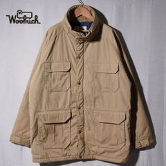 90s USA製 ウールリッチ Wool rich 中綿 フィールドジャケット L ベージュ ヴィンテージ Vintage 雰囲気系 ワークジャケット アウトドアジャケット アメカジ ストリート古着 Z040