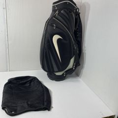 NIKE ナイキ ゴルフ キャディバッグ  8.5インチ 6分割 ブラック/ホワイト カバー付き BBL0826/大7063