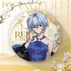 Evangelion Rei Ayanami Dress Can Badge