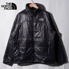 ノースフェイス THE NORTH FACE ダウン ライトダウン L ブラック 中綿 ロゴ刺繍 テック系 ストリート オーバーサイズ ビッグシルエット 古着 Z237