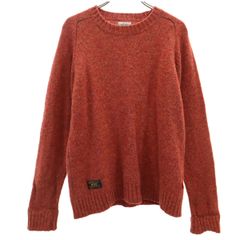 WTAPS ダブルタップス 日本製 長袖 セーター M 赤茶 ニット メンズ 古着