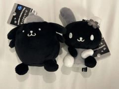 サンリオ ブラックウサハナ マスコットチャーム アベイル モノクロ
