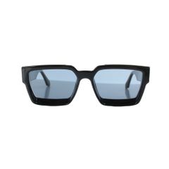 Louis Vito Z1165E 1.1 Millionaire Sunglasses Eyeglasses Monogram Pattern Square Shape Acetate Plastic Frame Cell Frame LV 58□17-145 Black Gold Color ■GY18 /MQ ■OH