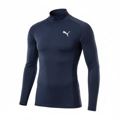 未使用　プーマ　PUMA　タートルネック　ロングTシャツ　コンプレッションシャツ　ネイビー　紺色