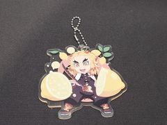 Demon Slayer: Kimetsu no Yaiba Total Concentration Exhibition Local Acrylic Charm - Kyojuro Rengoku