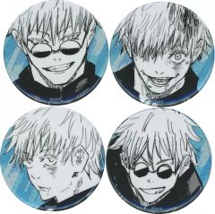 [Used] Badge Bins Satoru Gojo Set of 4 can badges EMOTIONS "Jujutsu Kaisen Kaigyoku/Tamaori" Jump Spring Collection!! 2024 Goods