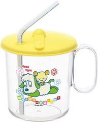 【新品・送料込】スケーター (skater) 抗菌 Ag+ ストロー コップ キャップ付 いないいないばあっ 日本製 SKJ6AG-A