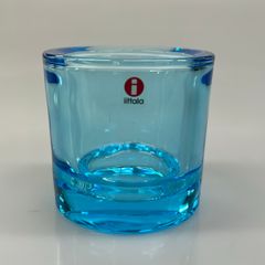 Marimekko (Marimekko) Small Item - Blue Candle Holder / iittala Collaboration (Excellent Condition)