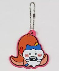 [Used] Miscellaneous Goods: Hachiware (Giant Octopus Sausage) Rubber Keychain "Chiikawa Something Small and Cute"