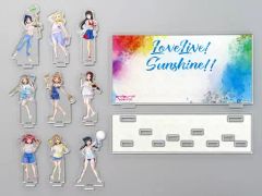 [Used] Acrylic Stand- Acrylic Panel Aqours (Painter Style) Acrylic Diorama "Love Live! Sunshine!! Character Pop Festival"