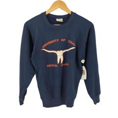 ヘインズ Hanes 80s USA製 コットン アクリル 歯 プリント ラグラン スウェット レディース  S