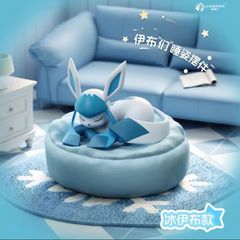 グレイシア単品 Glaceon 14時まで当日発送 イーブイたちの寝姿 フィギュア おやすみ 海外限定 LANGBOWANG HOLLY BOX グレイシア単体 寝そべり すやすや うたた寝