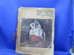 BELGIAN ART IN EXILE A REPRESENTATIVE GALLERY OF MODERN BELGIAN ART　洋書　画集　ベルギー 20520