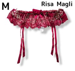 Risa Magli Reine Mサイズ ガーターベルト RE レッド系