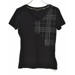 【BURBERRYBLUELABEL】Vネック半袖Tシャツ