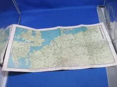 交戦地域明細地図(彩色)　大正3年　実業之日本附録　11505