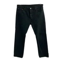 Levi's 501 デニムパンツ W34 ブラック リーバイス ボタンフライ 革パッチ コインポケット アメカジ デニム ジーンズ 2609-584