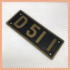デゴイチ D511 蒸気機関車 ナンバープレート 国鉄 鉄道グッズ - メルカリ