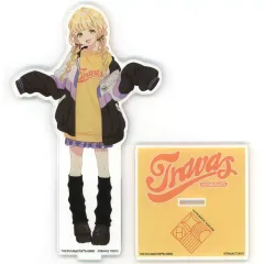 【中古】アクリルスタンド・アクリルパネル 藤田ことね(ナイロンジャケットコーデ) アクリルスタンド 「学園アイドルマスター 藤田ことね×TRAVAS TOKYO」