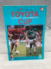 The10th TOYOTA EUROPEAN/SOUTH AMERICAN CUP パンフレット 1989年 ACミランvsナシオナル・メデリン