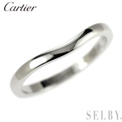 カルティエ Pt950 リング バレリーナカーブ 54号