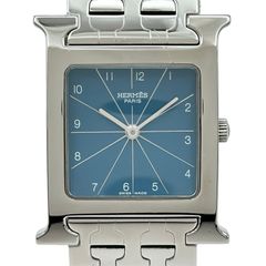 エルメス HERMES Hウォッチ HH1.510 ブルー ステンレススチール クオーツ メンズ 腕時計