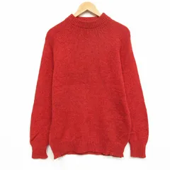 S/古着 エルエルビーン 長袖 セーター メンズ 90年代 90s クルーネック レッド 26sep14