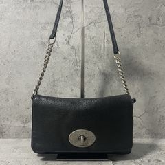 良品 COACH コーチ 2way ショルダーバッグ パーカー チェーン ティー