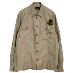 Quiksilver / クイックシルバー 長袖シャツ カーキ (メンズ M) 中古 古着 Z1080