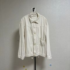 美品 sacai 20SS レイヤード オーバー デニムジャケット ホワイト