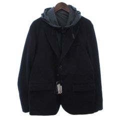 エンポリオアルマーニ EMPORIO ARMANI タグ付き ライナー付き テーラードジャケット ブレザー 紺 ネイビー 52