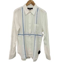꼼데가르송 オムドゥ COMME des GARCONS HOMME DEUX 2022SS コットン ギンガムチェック 切り替えシャツ メンズ JPN：S