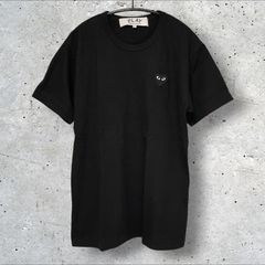 定価：7700円 PLAY COMME des GARCONS T-Shirt With Black Emblem AX-T064 L プレイコムデギャルソンTシャツ ブラックエンブレム ブラック