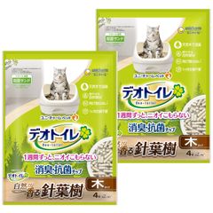 4.5Lx8袋】デオトイレ 消臭抗菌サンド 緑茶成分入 猫砂 4.5Lへ増量中