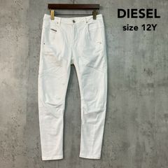 DIESEL ディーゼル 150 12Y DIESELKID ディーゼルキッズ FayzaJ ホワイト 白 ジーンズ デニムパンツ ジーンズパンツ ジーパン ストレッチ ボトムス ガールズ ジュニア 女の子 ズボン⁠ ■■