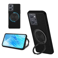 【新品】 対応 OPPO Reno9 A/Reno7 A ケース リング付き 360°回転スタンド 耐衝撃