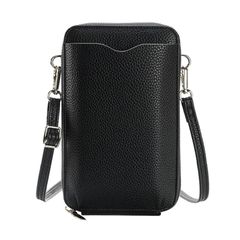 【新品】 grooblue スマホポーチ 縦型 ショルダーバッグ レディース スマホポシェット 携帯ポーチ 斜め掛け シンプル レザー調 軽量 お出かけ用 1