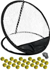 noyips ゴルフ アプローチ 練習 ネット ボール ２５個 セット シンプル 折り畳み 収納バッグ hibikurasu GOLF送料無料 e6355288