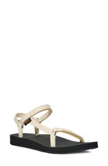 テバ レディース シューズ サンダル Teva Original Universal Slim Sandal White Black ホワイト