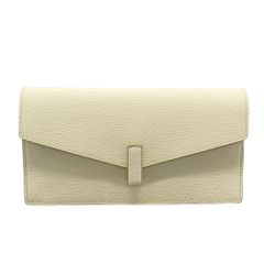 Valextra(ヴァレクストラ) クラッチバッグ美品 イジィデ ポシェット アイボリー レザー