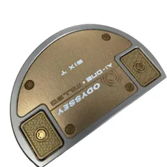【中古】 オデッセイ Ai-ONE・MILLED SIX T シルバー 34インチ パター PT STROKE LAB 90 スチール (フレックスその他) メンズ 男性用 右利き 右用 Bランク ゴルフクラブ
