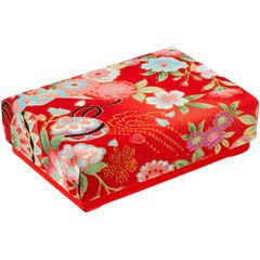 【新品】 丸全(Maruzen) 和柄 一越ちりめん雑貨 彩花箱中 0
