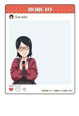 うちは サラダ BORUTO-ボルト- NARUTO NEXT GENERATIONS 02 ピクニックVer.(描き下ろしイラスト) アクリルカード うちはサラダ グッズ アクリルカード