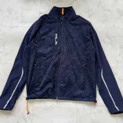 RLX RALPH LAUREN 総柄ゴルフジャケット ネイビー L