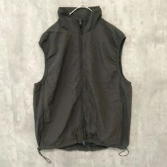 CIAOPANIC TYPY チャオパニックティピー アウター ダウンベスト　キルティングベスト L グレー系、ダークブラウン系 春秋冬 ナイロン ベスト ジップアップ スタンドカラー ドロスト ラ・ヴェリタ古着 260831-3054