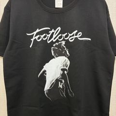 新品 フットルース Footloose Tシャツ Lサイズ相当 映画 オールディーズ ムービーTシャツ ブラック メンズ レディース ユニセックス 半袖 夏物 夏服 プリント ストリート アメカジ 80年代 ミュージカル ダンス USA アメリカ